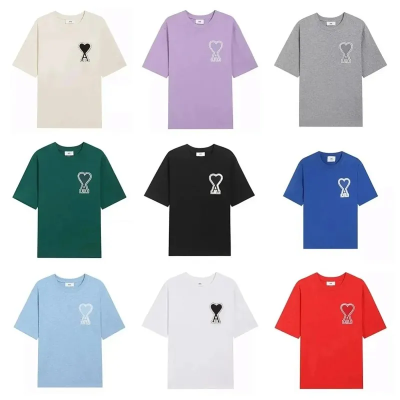 Ami Paris Heart Logo T-Shirt Collection