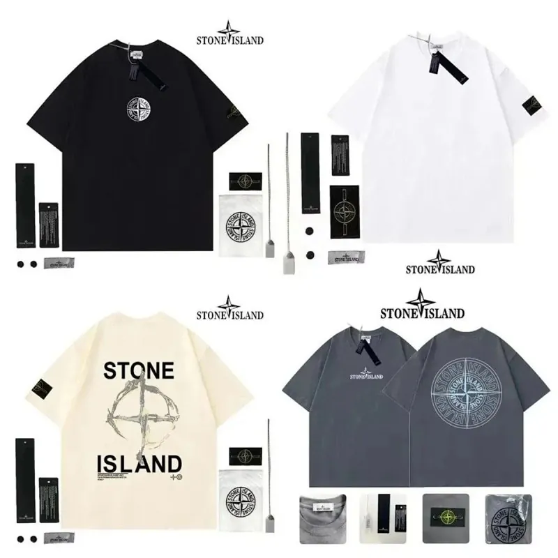 Stone Island Compass Print T-Shirt Collection
