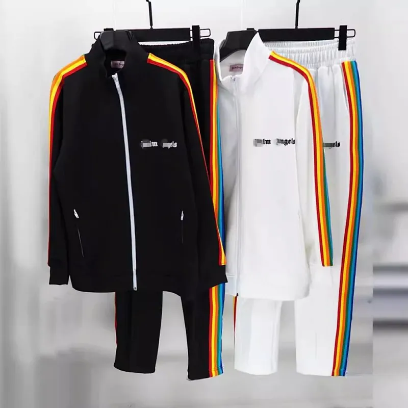 Palm Angels Rainbow Stripe Track Suit