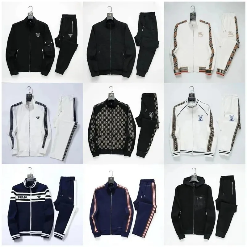 Prada Logo Track Suit Collection