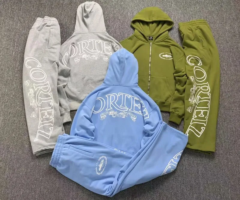 Corteiz Arch Logo Hoodie Track Suit
