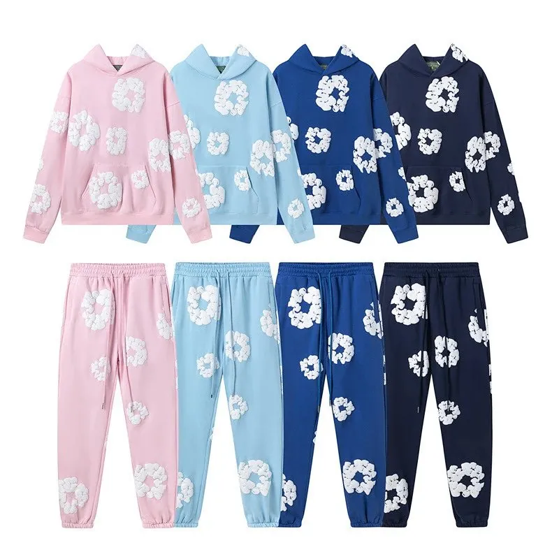 Denim Tears Cotton Wreath Hoodie Track Suit Collection