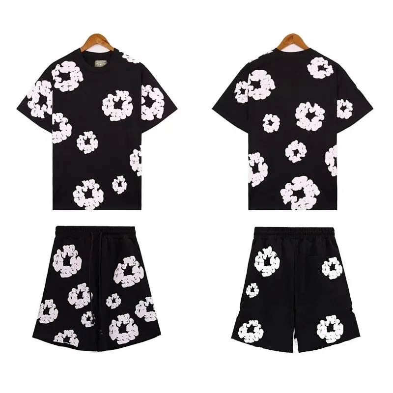Denim Tears Cotton Wreath T-Shirt Shorts Set