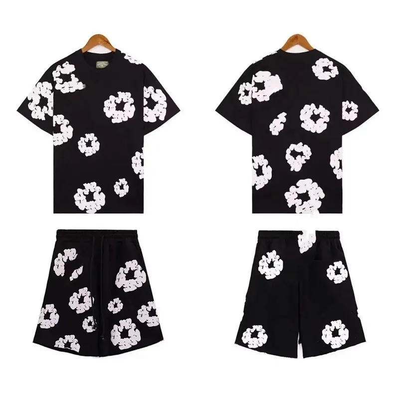 Denim Tears Cotton Wreath T-Shirt Shorts Set