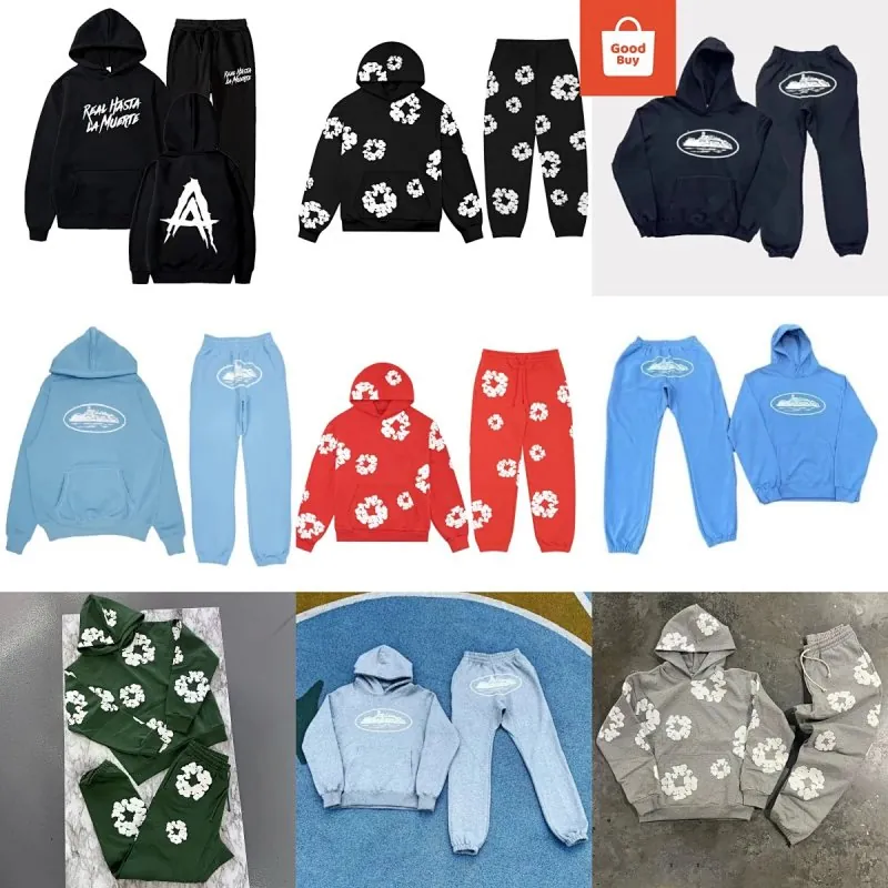 Corteiz Alcatraz Logo Hoodie Track Suit Collection