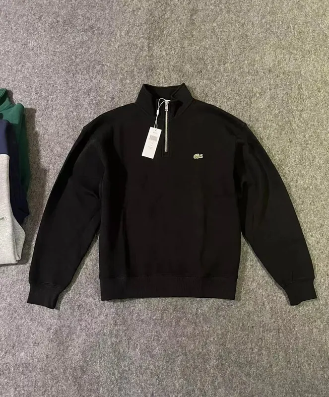 Lacoste Crocodile Logo Half Zip Sweatshirt