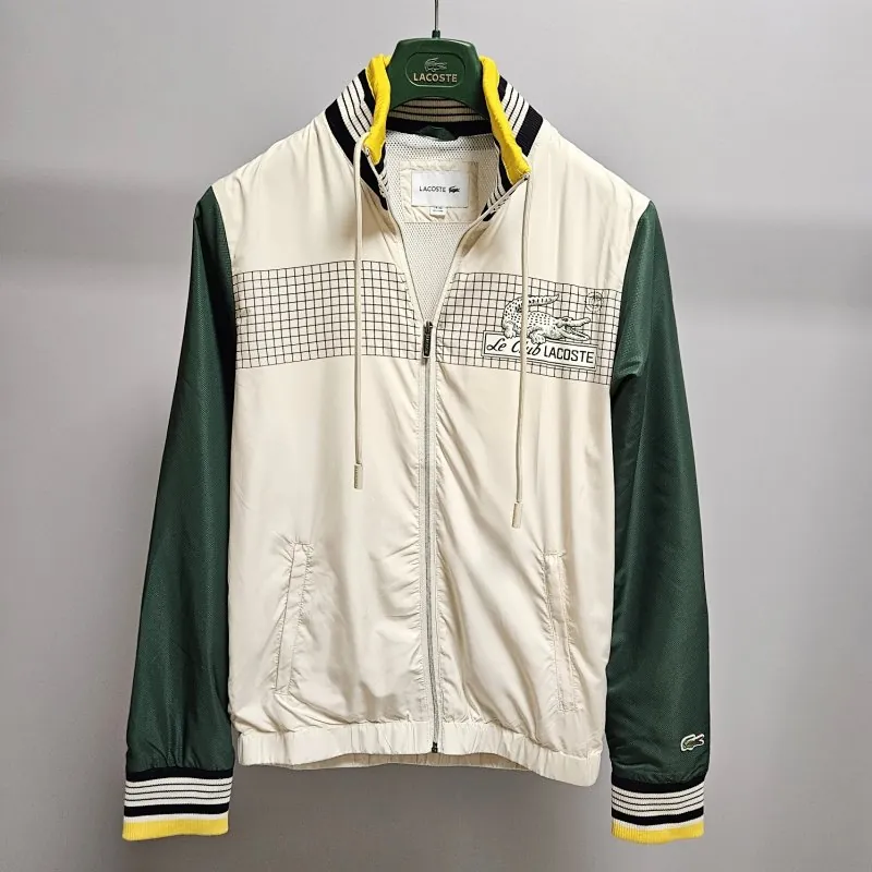 Lacoste Crocodile Colorblock Windbreaker Jacket