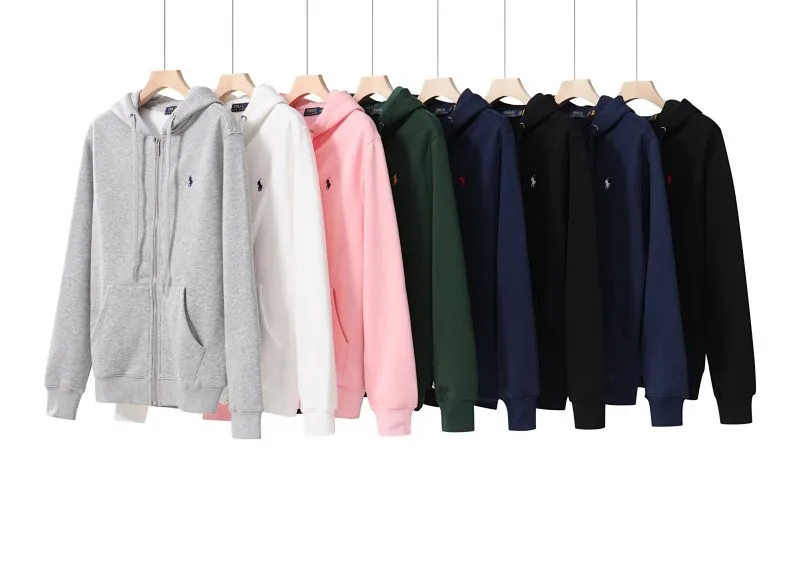 Ralph Lauren Pony Logo Zip Hoodie Collection