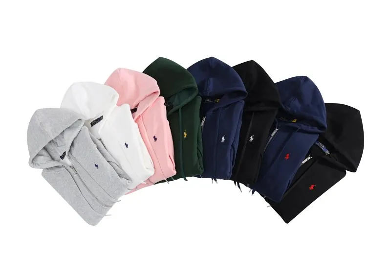 Ralph Lauren Pony Logo Zip Hoodie Collection