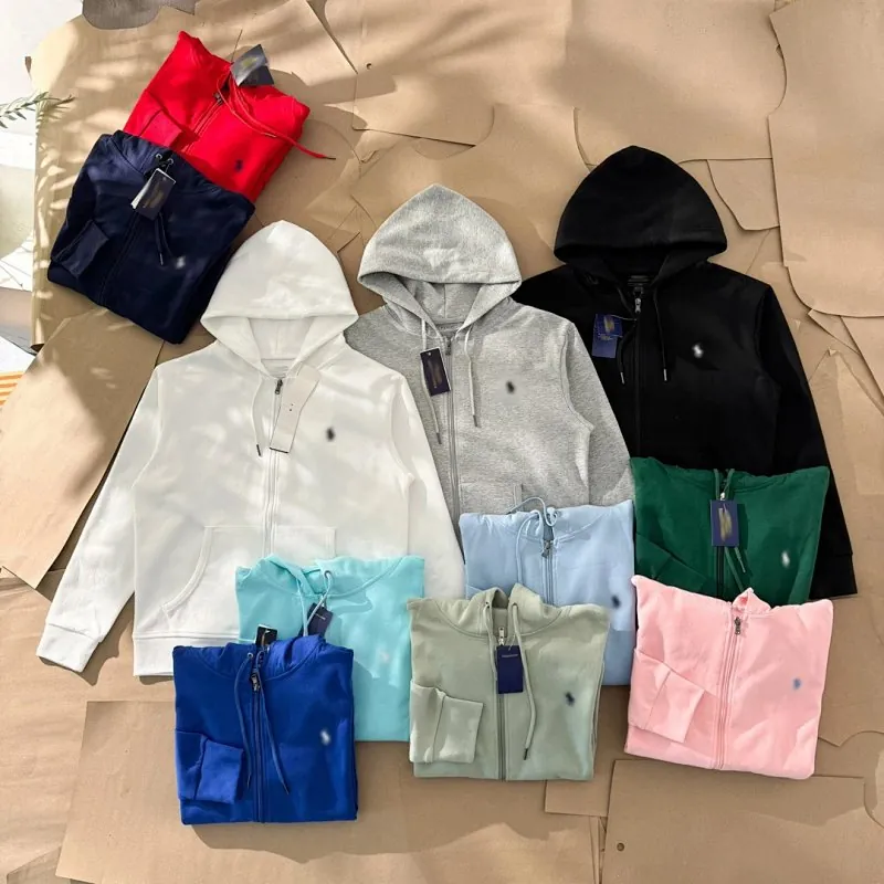 Ralph Lauren Pony Logo Zip Hoodie Collection