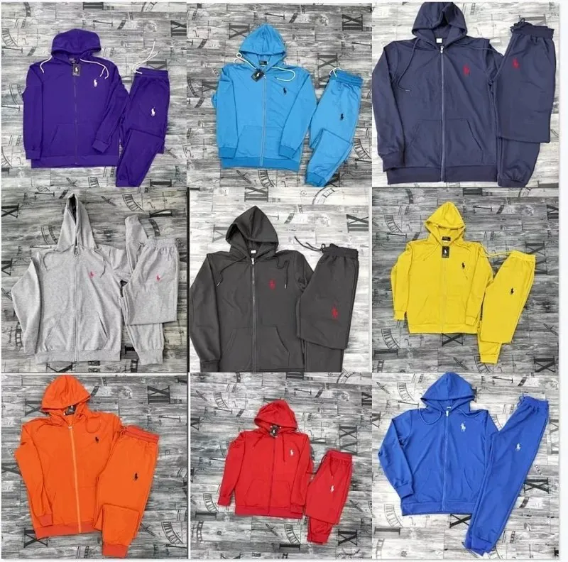 Ralph Lauren Zip Hoodie Track Suit Collection