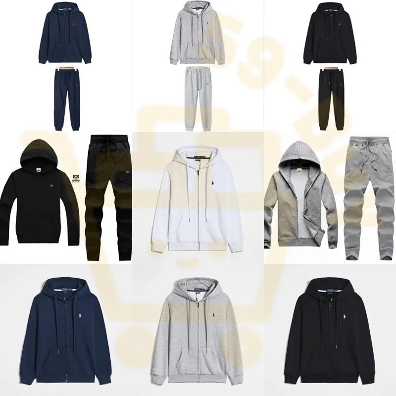 Ralph Lauren Zip Hoodie Track Suit Collection