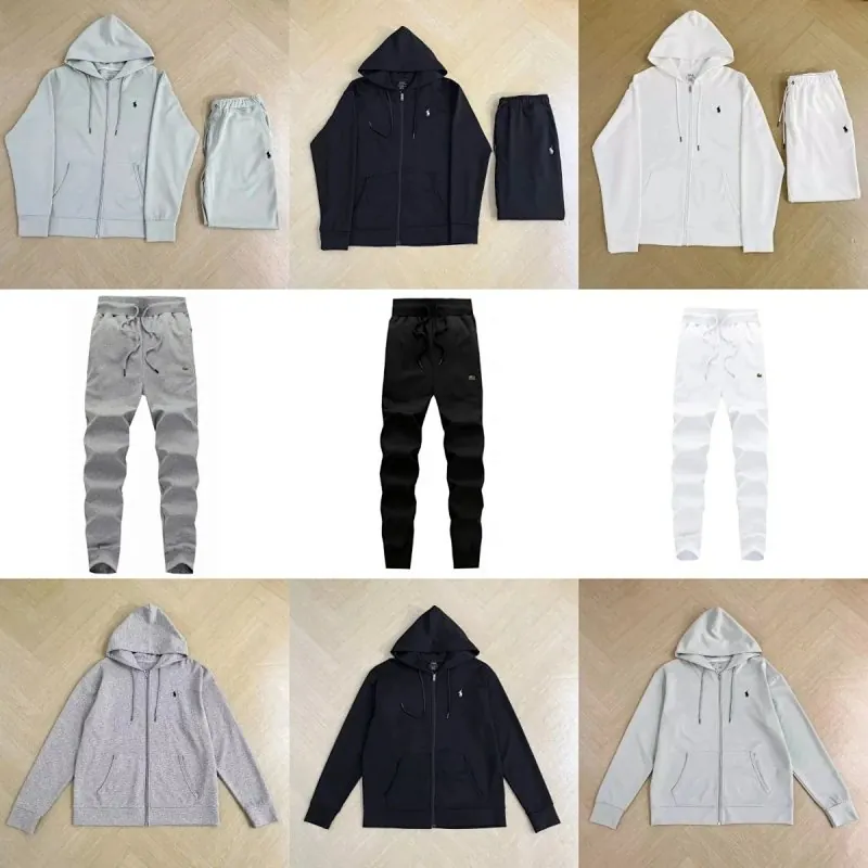 Ralph Lauren Zip Hoodie Track Suit Collection
