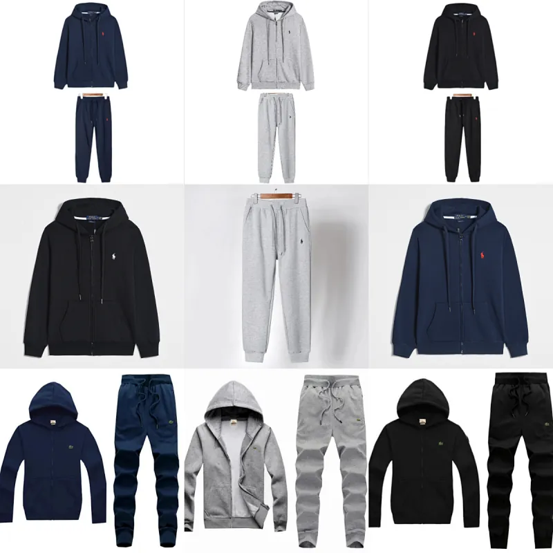 Ralph Lauren Zip Hoodie Track Suit Collection