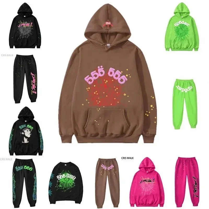Sp5der 555 Rhinestone Hoodie Collection