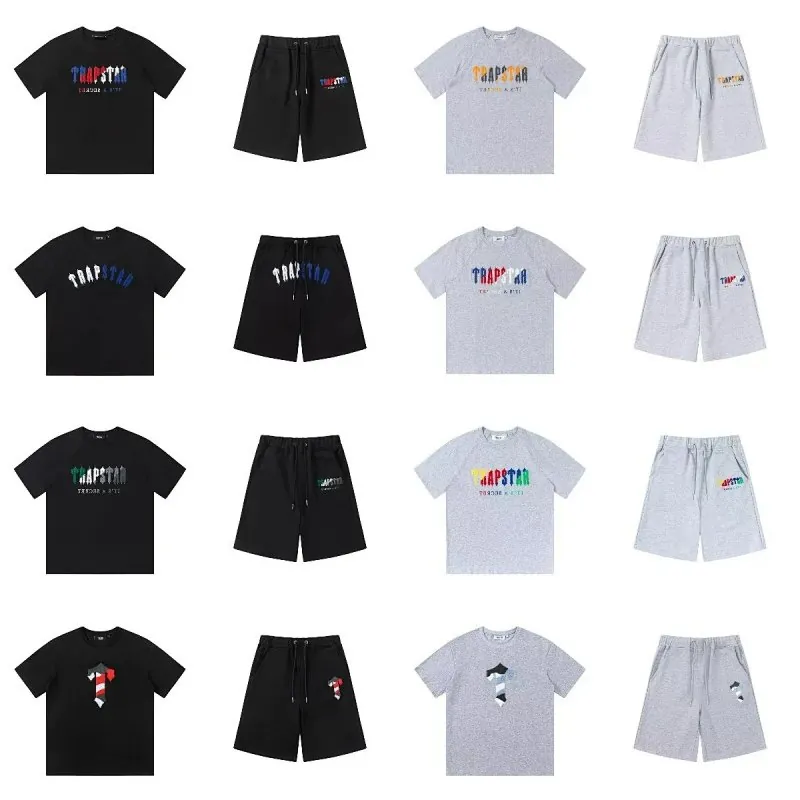 Trapstar Decoded Logo T-Shirt Shorts Set Collection