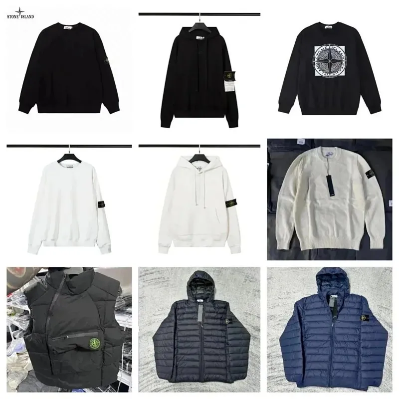 Stone Island Compass Badge Sweatshirt Collection
