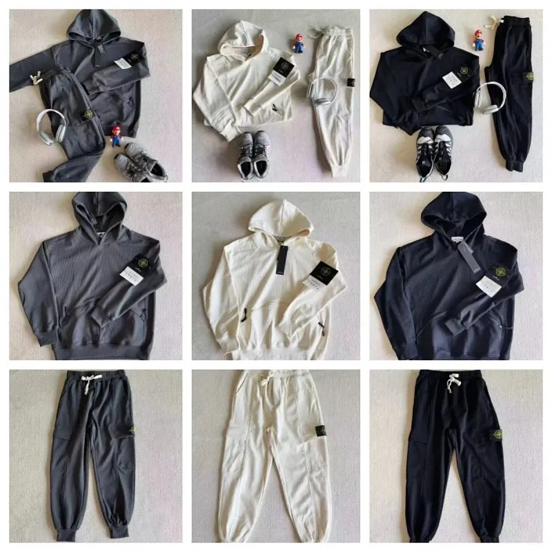 Stone Island Compass Badge Hoodie Tracksuit
