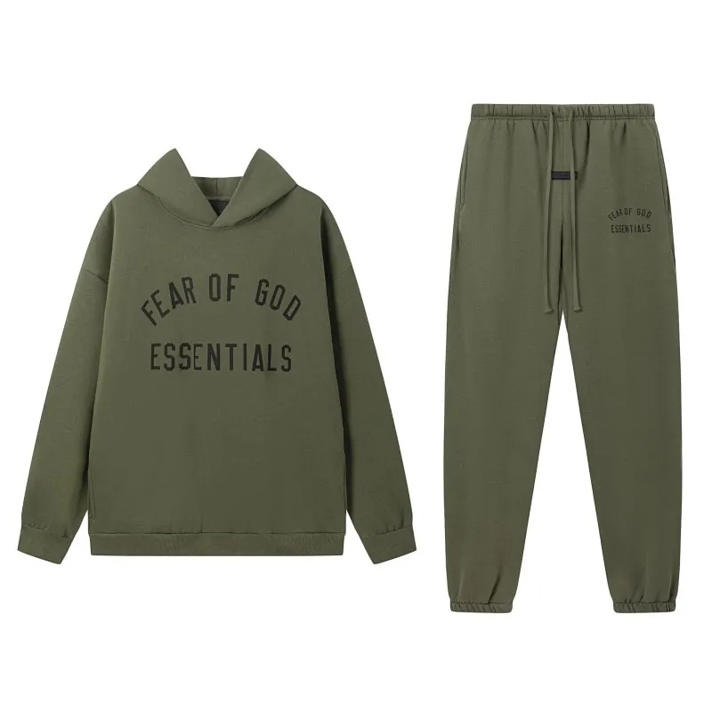 Fear of God Essentials Logo Hoodie Tracksuit