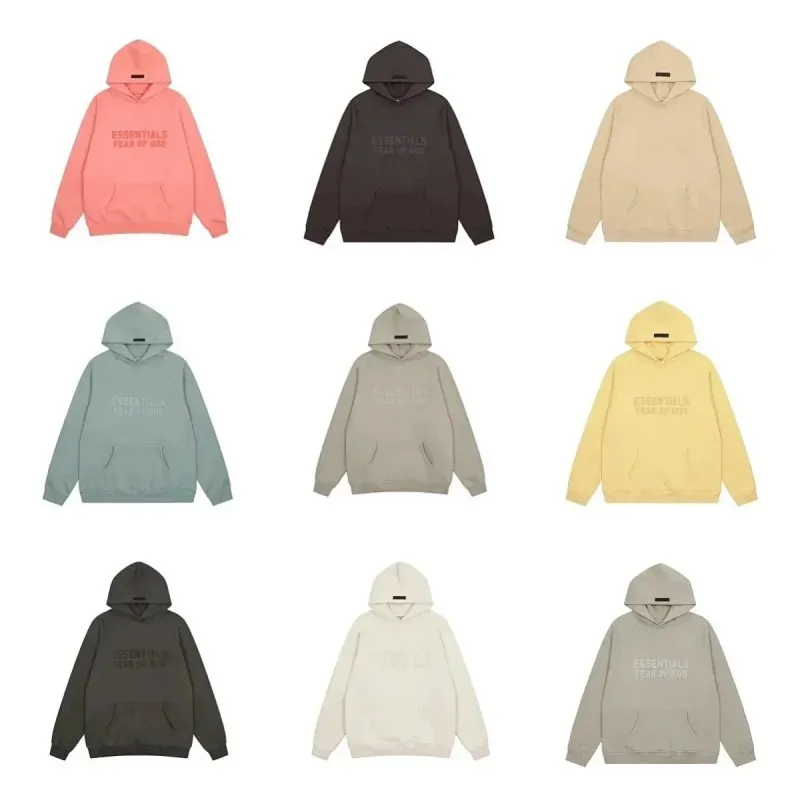 Fear of God Essentials Logo Hoodie Multicolor Collection