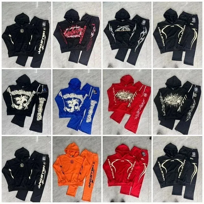 Hellstar Logo Hoodie Sweatpants Tracksuit Collection