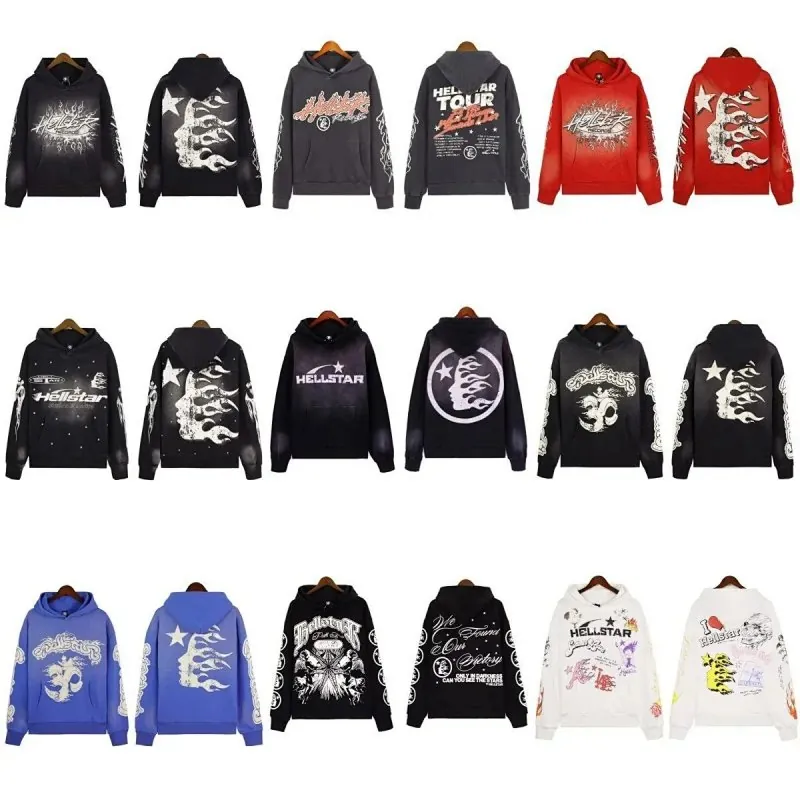 Hellstar Graphic Print Hoodie Collection