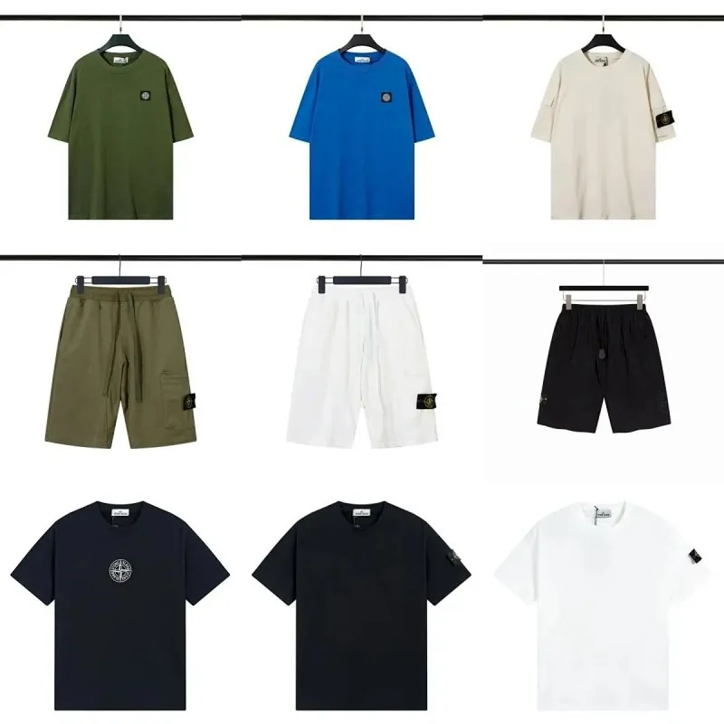 Stone Island Compass Badge T-Shirt Shorts Set