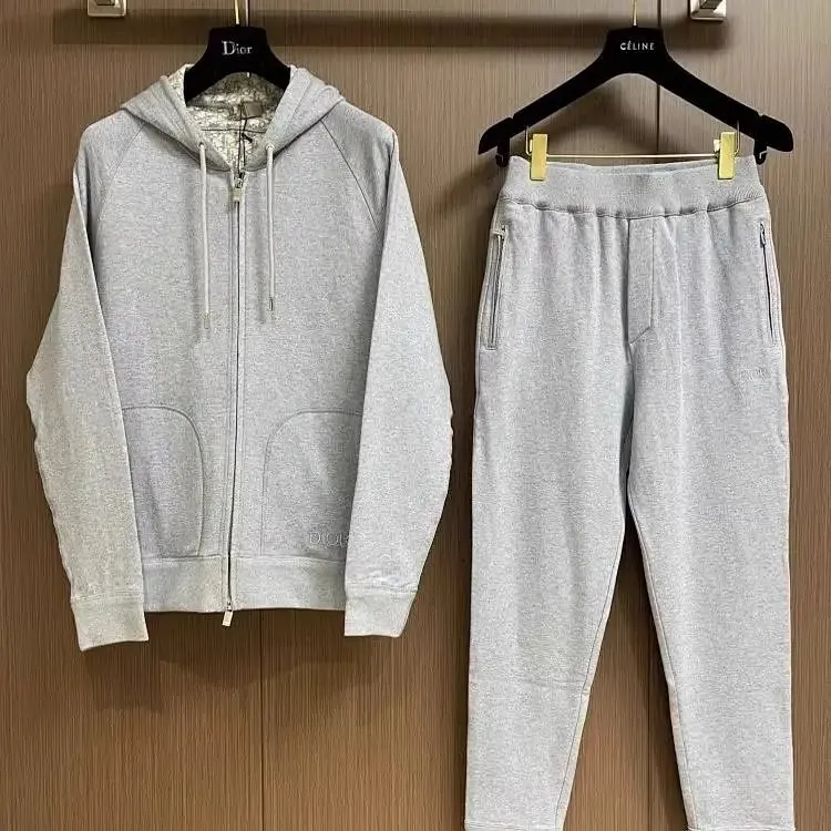 Dior Oblique Lined Zip Hoodie Tracksuit