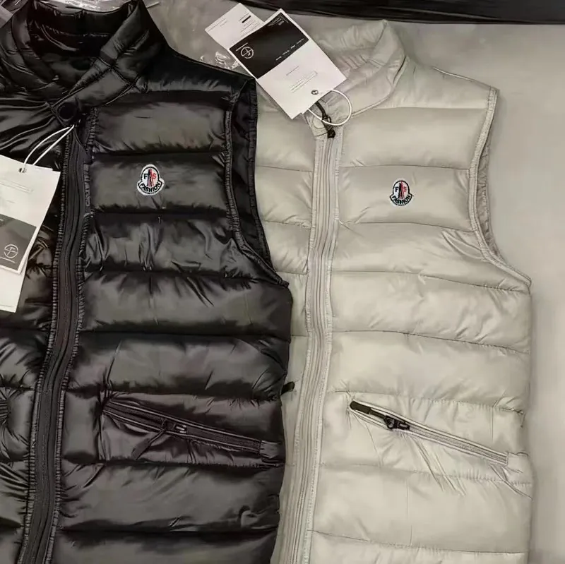Moncler Logo Badge Down Puffer Vest