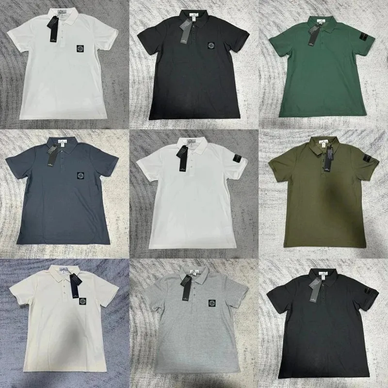 Stone Island Badge Polo Shirt Collection