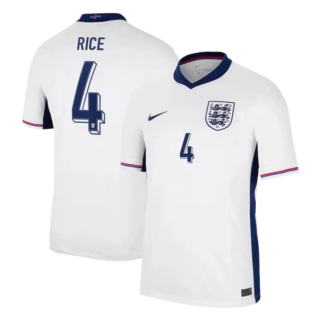 England 2024 Home Jersey – Rice #4