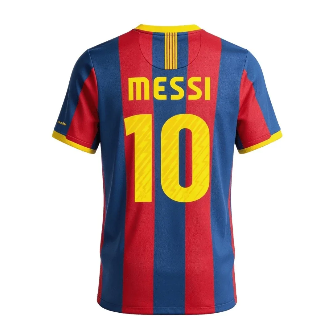 Barcelona 2010/11 Home Jersey – Messi #10