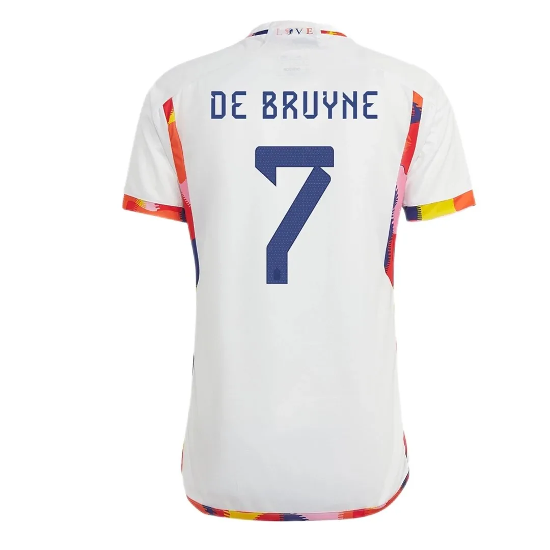 Belgium 2022 Away Jersey – De Bruyne #7