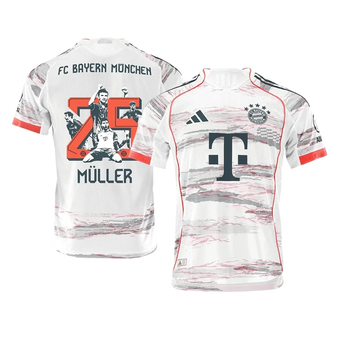 Bayern Munich 2025/26 Away Jersey – Muller #25 (Player Version)