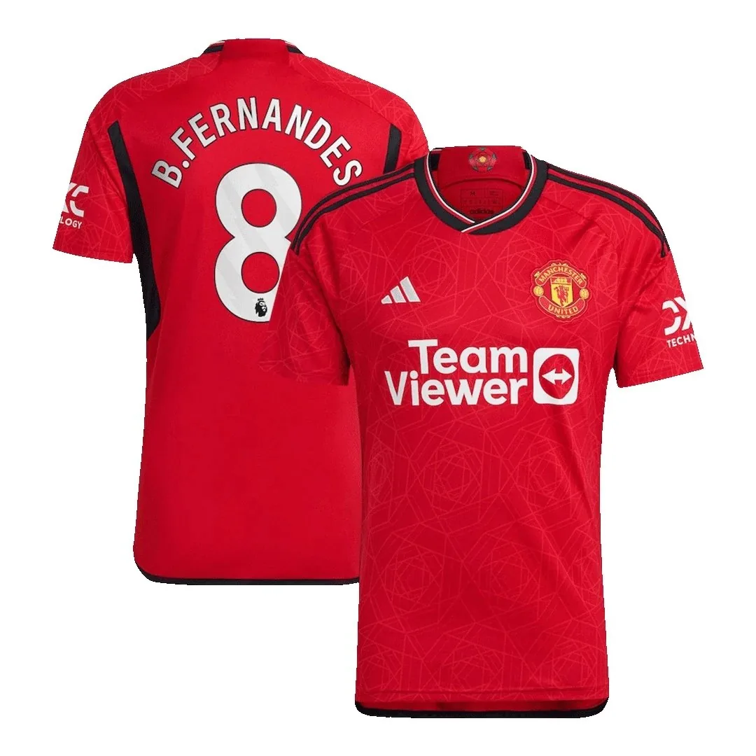 Manchester United 2023/24 Home Jersey – Bruno Fernandes #8