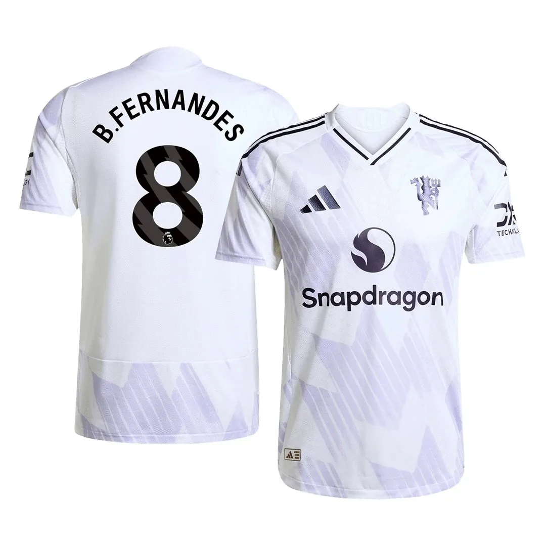 Manchester United 2025/26 Away Jersey – Bruno Fernandes #8 (Player Version)