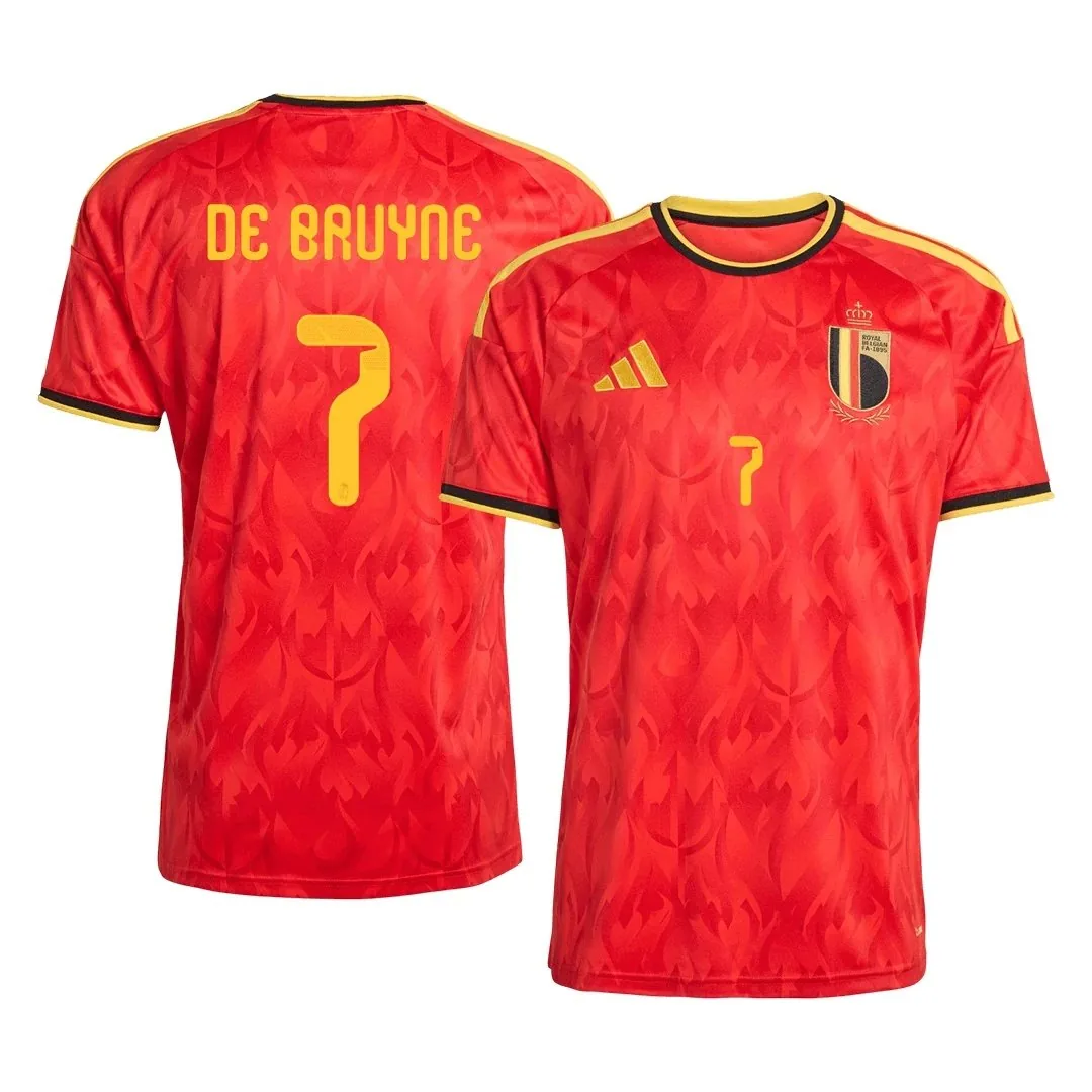 Belgium 2026 Home Jersey – De Bruyne #7