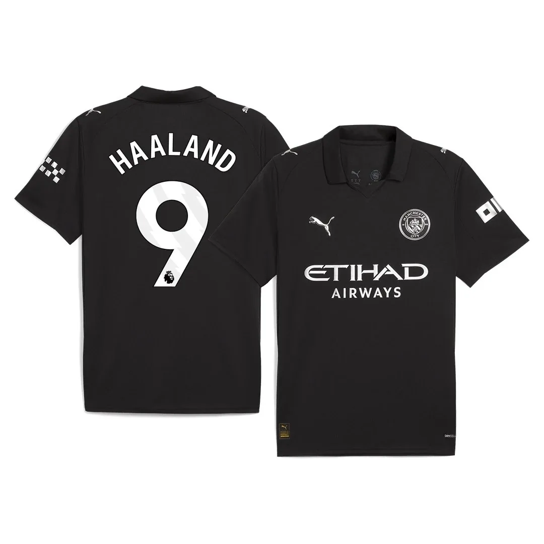Manchester City 2025/26 Away Jersey – Haaland #9