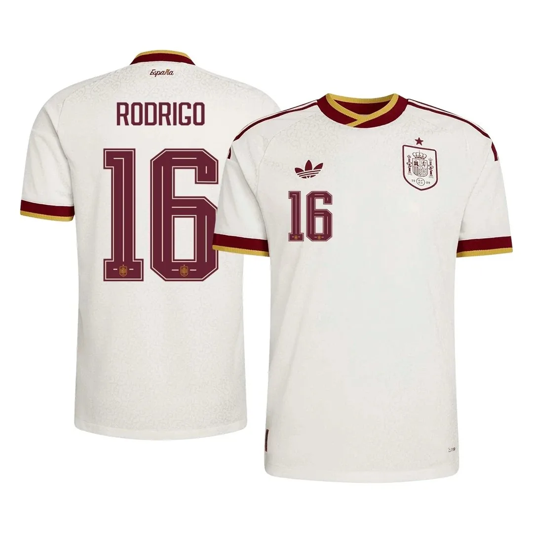 Spain 2026 Away Jersey – Rodrigo #16 (Player Version)
