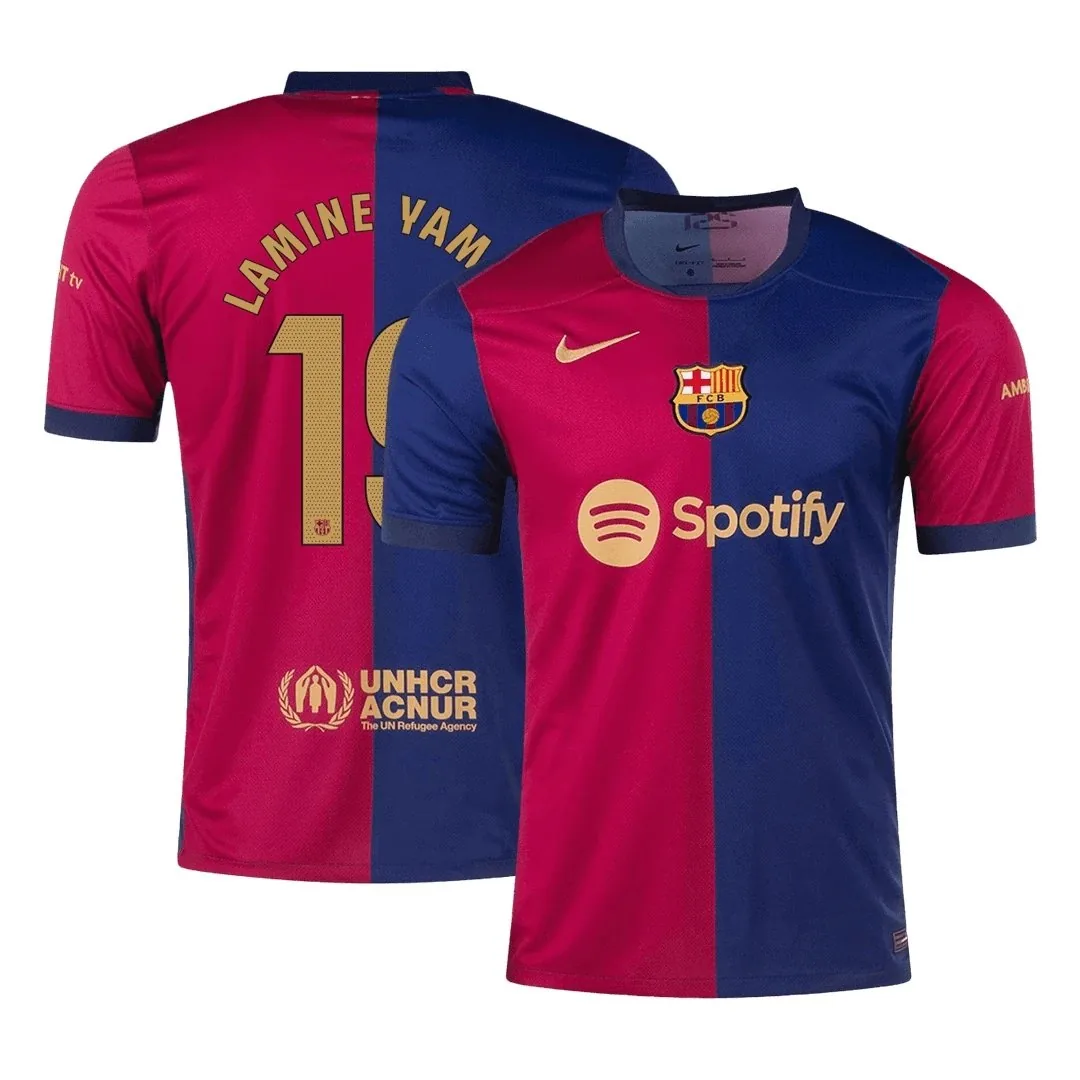 Barcelona 2024/25 Home Jersey – Lamine Yamal #19