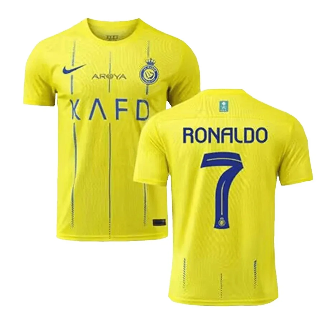 Al Nassr 2023/24 Home Jersey – Ronaldo #7 (Player Version, Authentic)