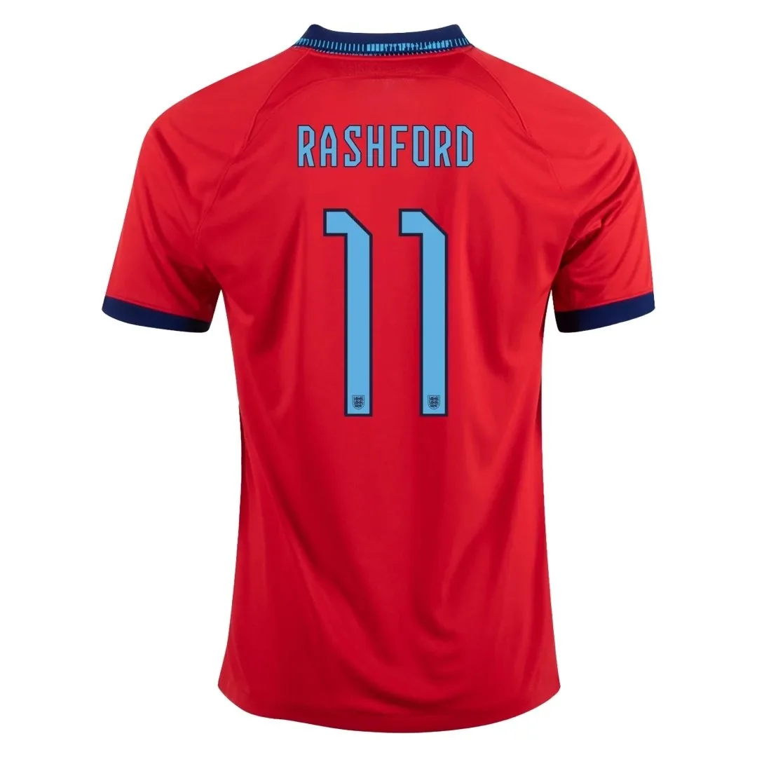 England 2022 Away Jersey – Rashford #11