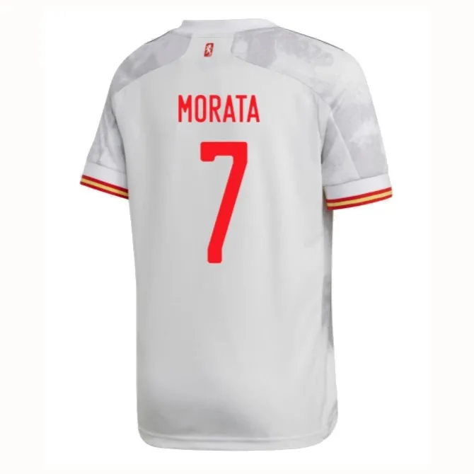 Spain 2020 Away Jersey – Morata #7