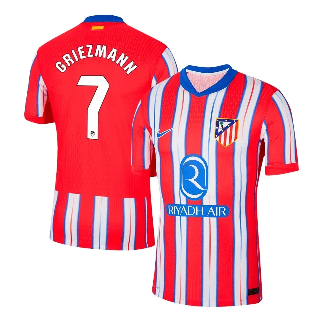 Atletico Madrid 2024/25 Home Jersey – Griezmann #7 (Player Version)