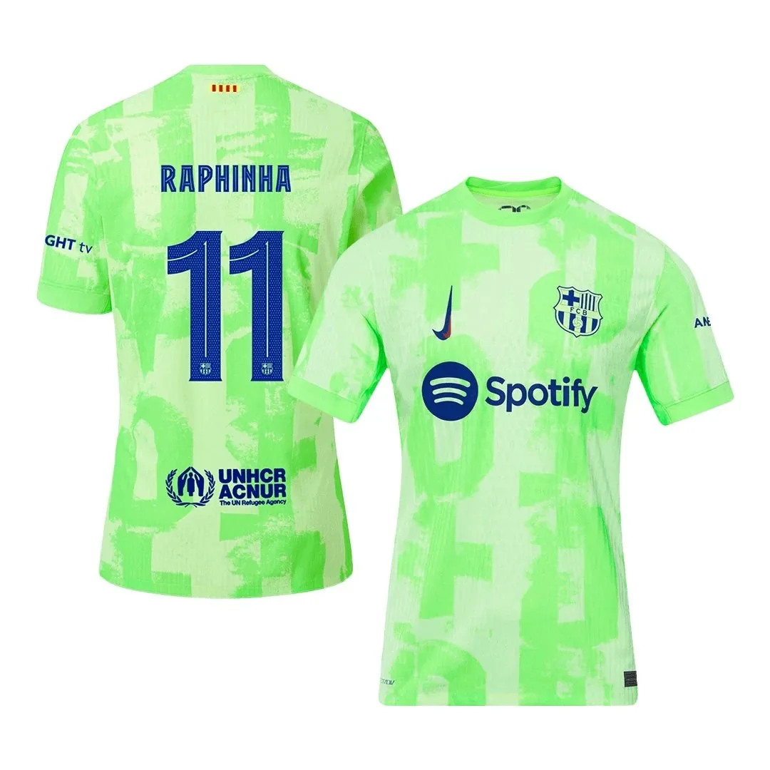 Barcelona 2024/25 Third Away Jersey – Raphinha #11 (Player Version, UCL)