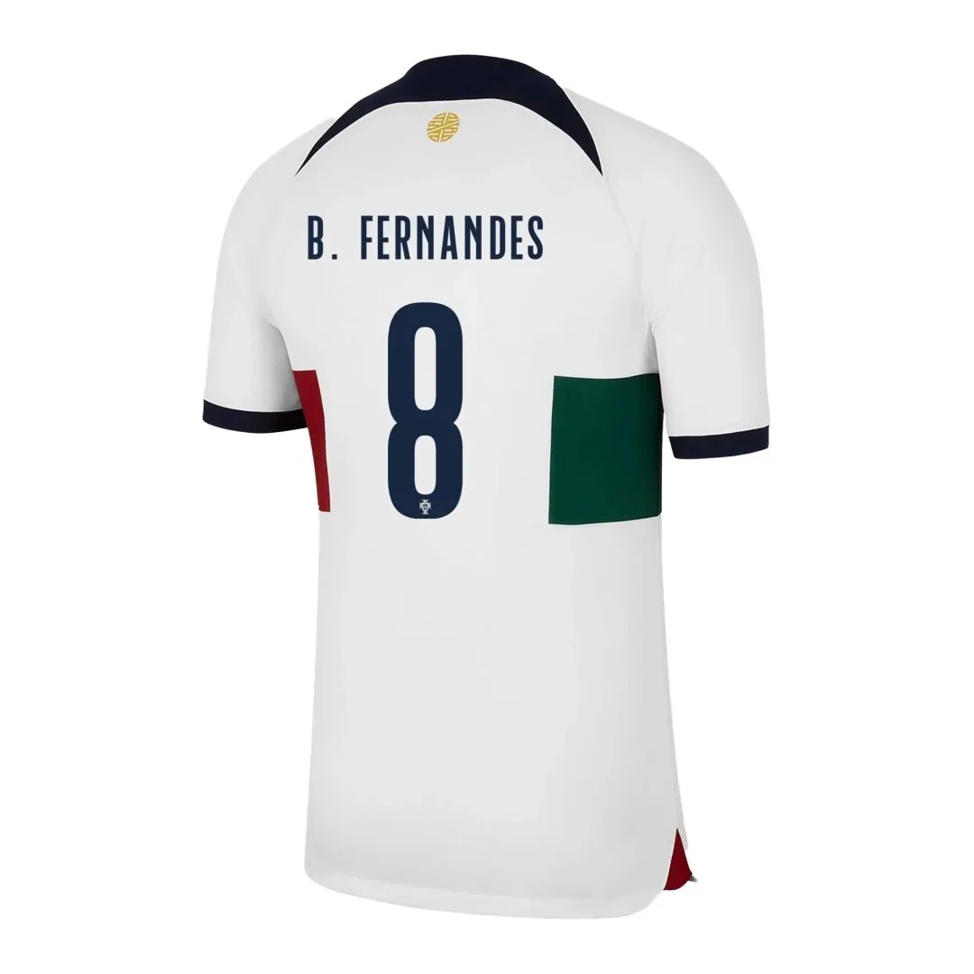 Portugal 2022 Away Jersey – Bruno Fernandes #8