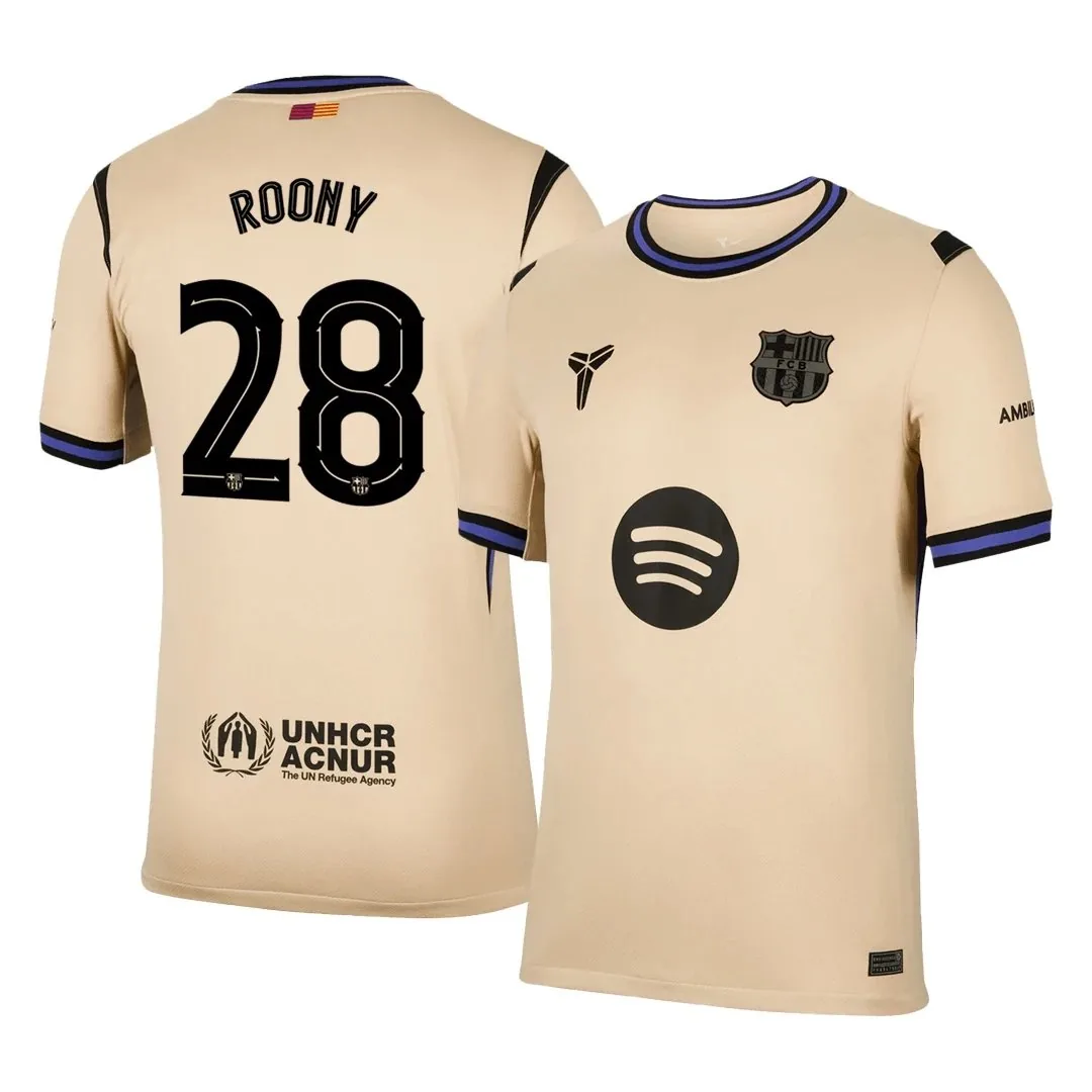 Barcelona 2025/26 Away Jersey – Roony #28