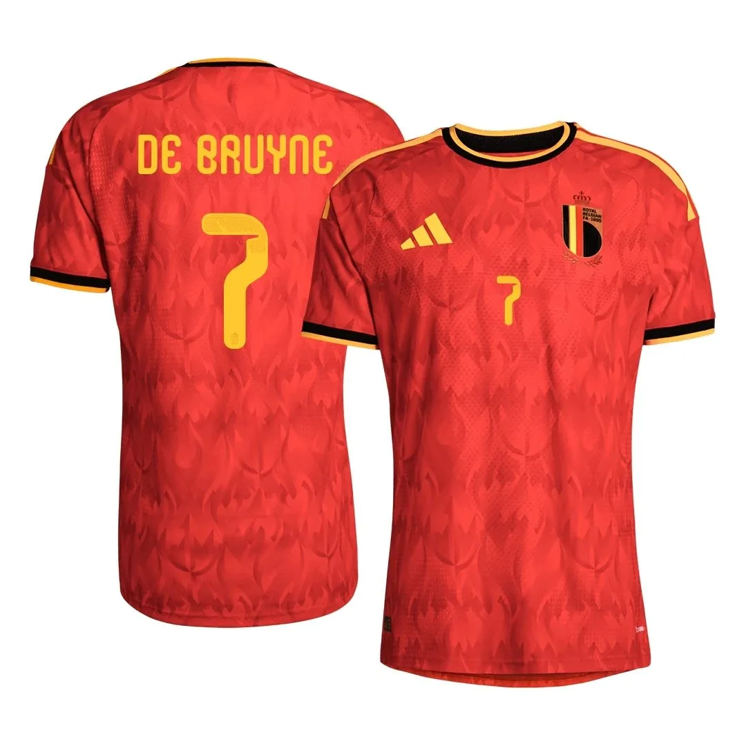 Belgium 2026 Home Jersey – De Bruyne #7 (Player Version)