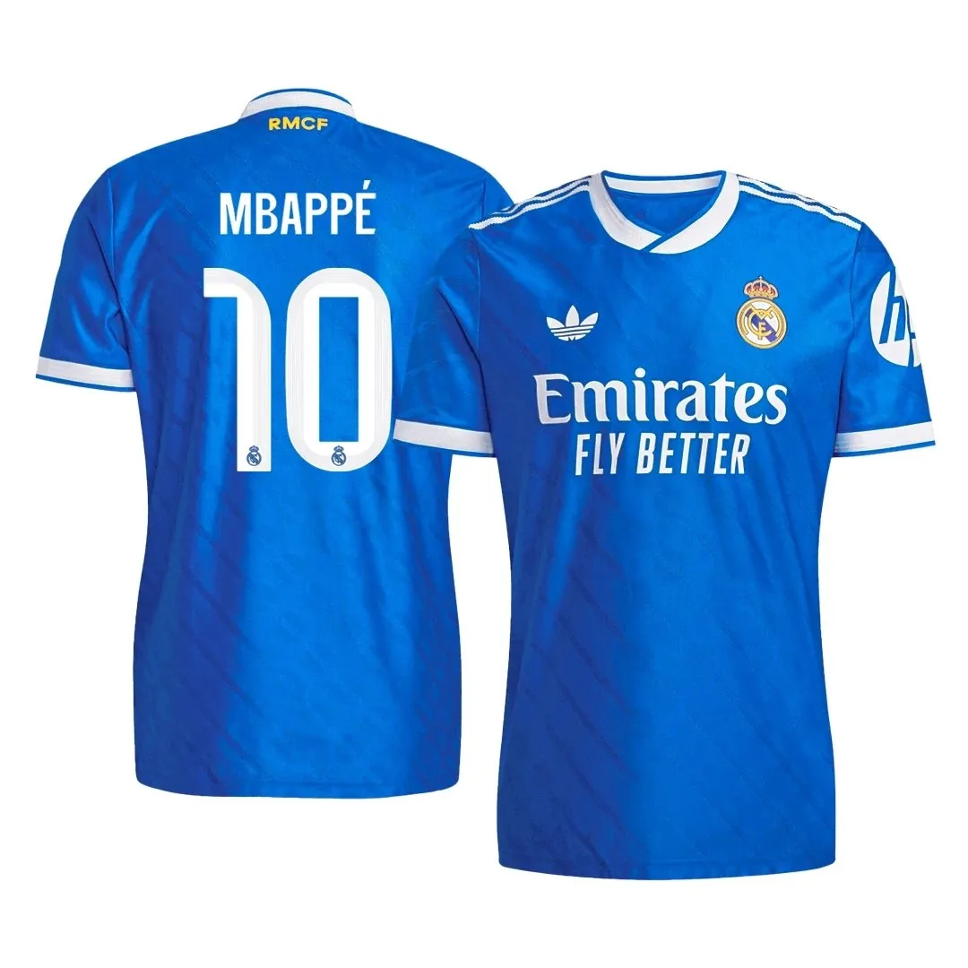 Real Madrid 2025/26 Third Away Jersey – Mbappé #10 (Player Version)