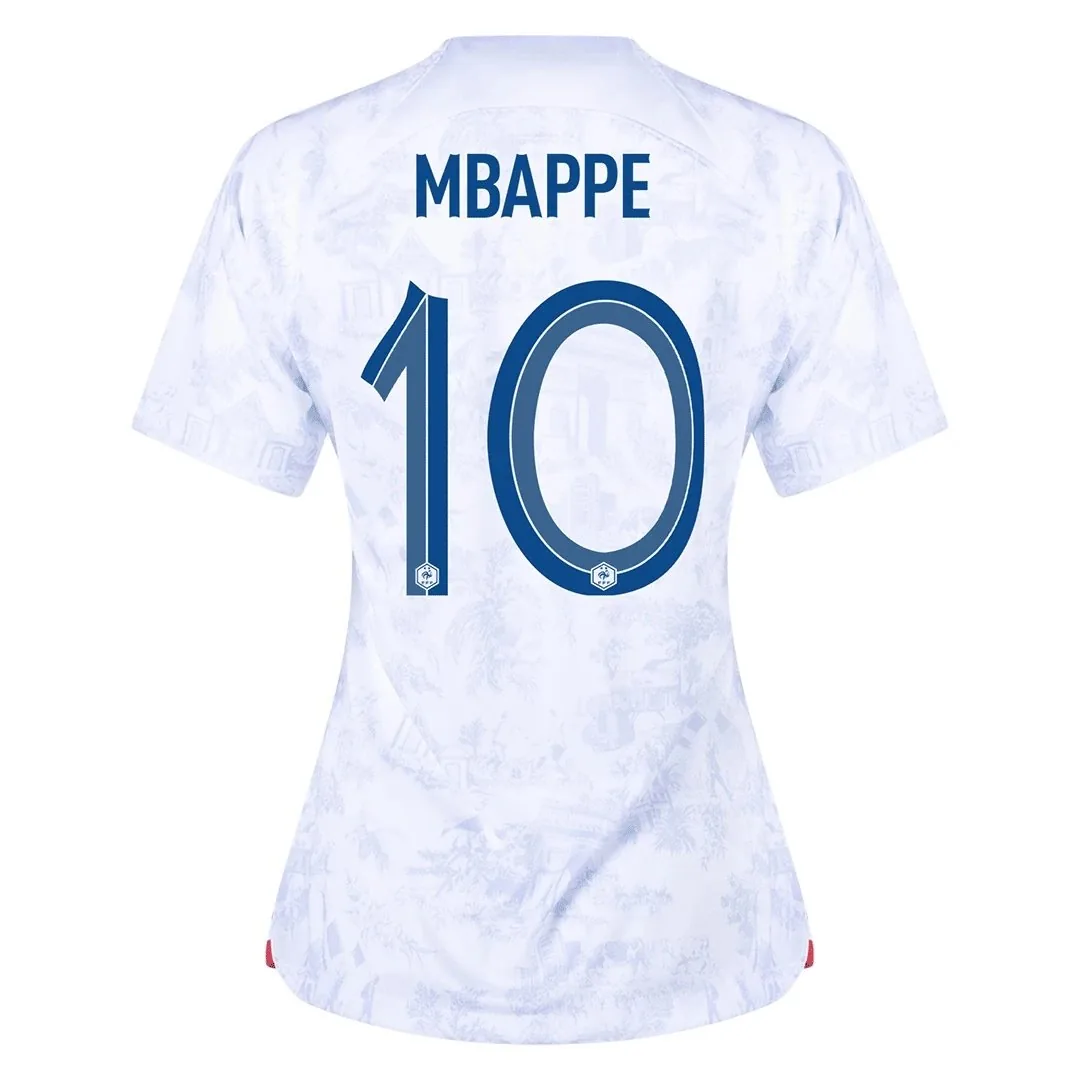 France 2022 Away Jersey – Mbappe #10